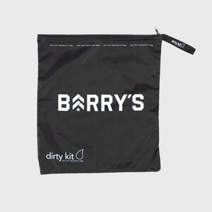 Barry's Bootcamp Black Dirty Kit Dry Bag fo Gym. NWT
